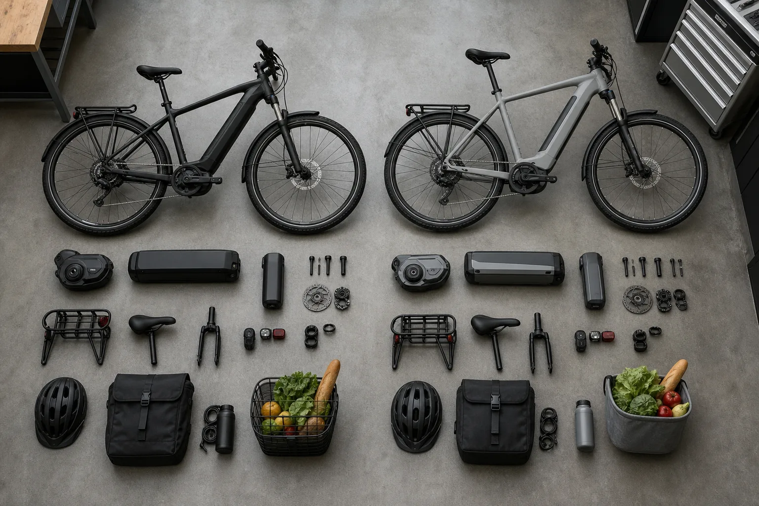 Two bikes, same claimed range. Which one still gets you home with the groceries?